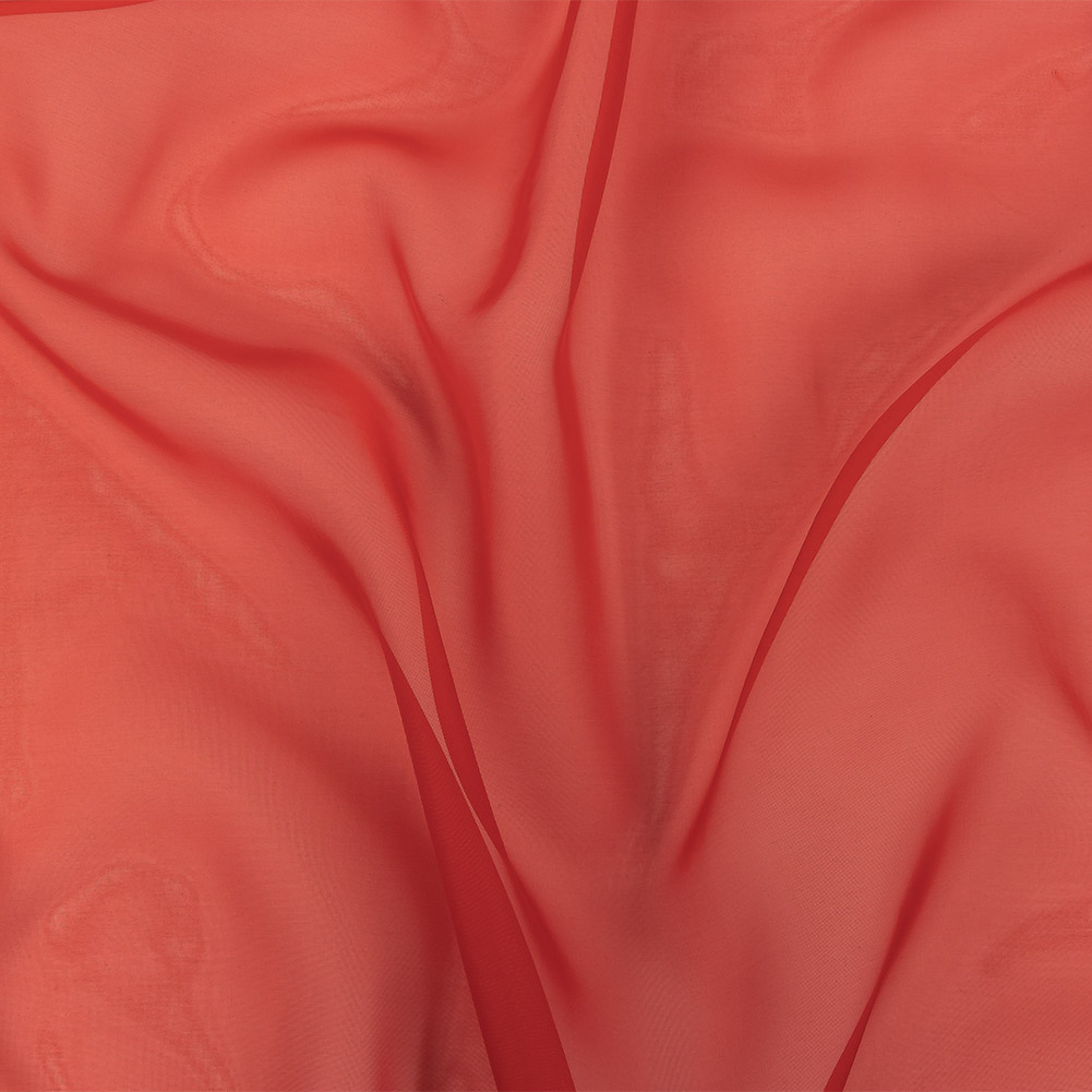 Polyester Voile Double Wide 118" - Valentine Red - Arcalod Collection