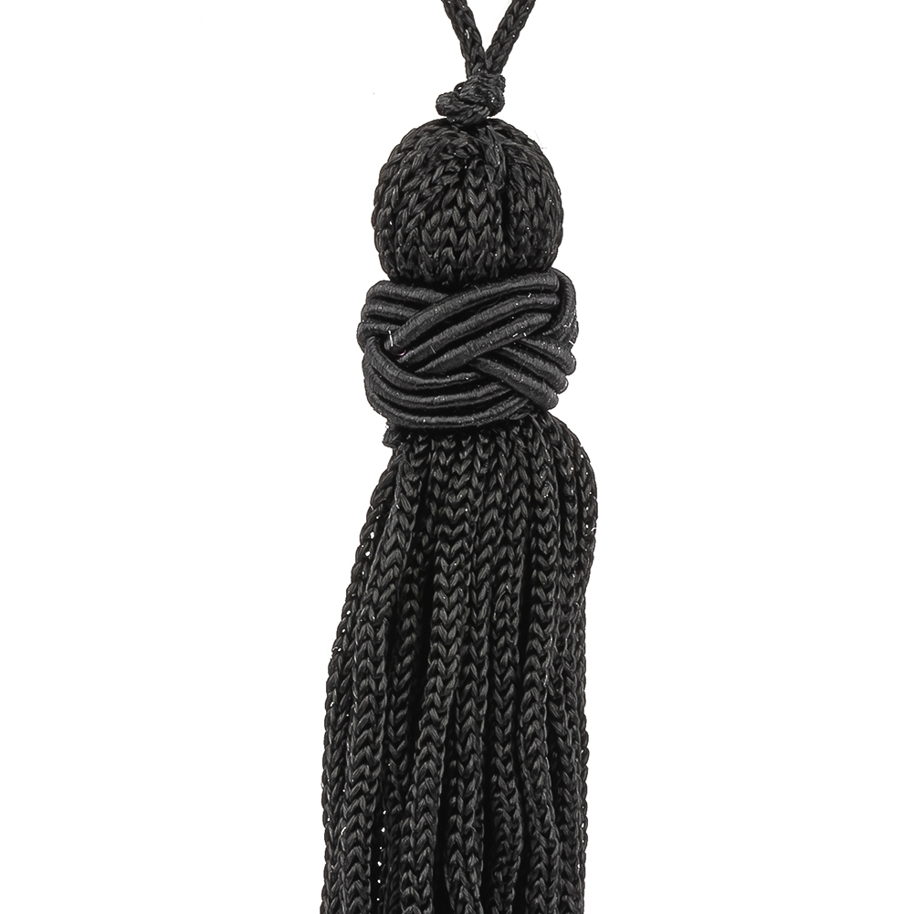 Black Cotton Tassel - 2.5"
