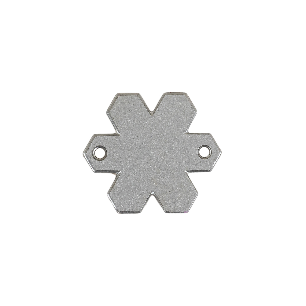 Vintage Crystal AB Snowflake Sew-On Rhinestone - 20mm