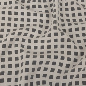 Milly Italian White Burnout Checkered Organza Milly Italian White Burnout Checkered Organza