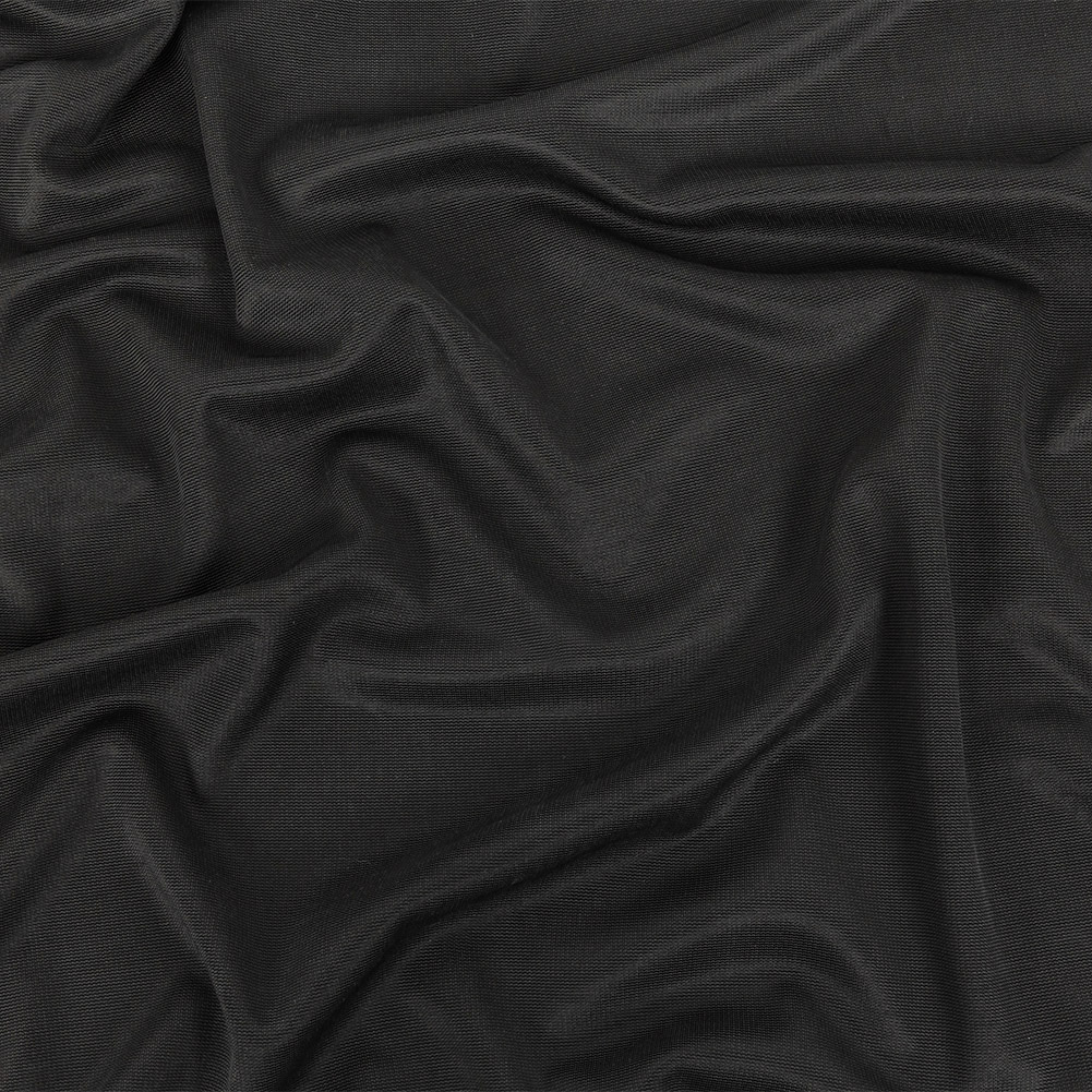 Sleek Stretch Ponte Knit – Black – Made in Italy Sleek Stretch Ponte Knit – Black – Made in Italy