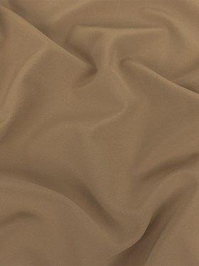 Italian Tan Stretch Creped Polyester Double Cloth Italian Tan Stretch Creped Polyester Double Cloth