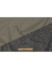 Liz Claiborne Cloudburst and Navy Abstract Printed Cotton Twill Liz Claiborne Cloudburst and Navy Abstract Printed Cotton Twill