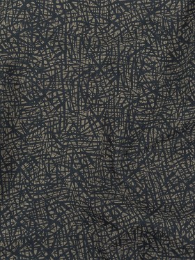 Liz Claiborne Cloudburst and Navy Abstract Printed Cotton Twill Liz Claiborne Cloudburst and Navy Abstract Printed Cotton Twill