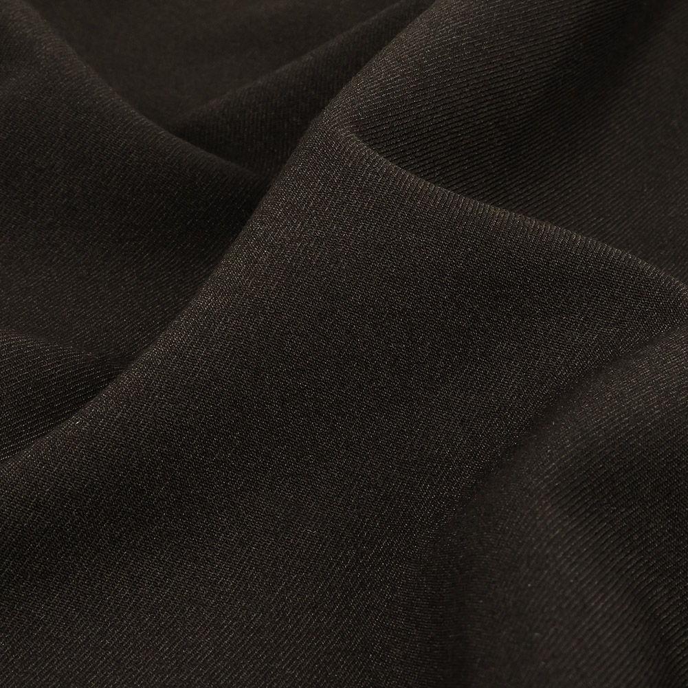 Black Stretch Polyester Twill Black Stretch Polyester Twill