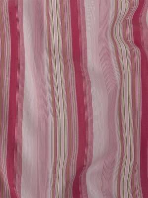 Pink and White Barcode Striped Cotton Voile Pink and White Barcode Striped Cotton Voile