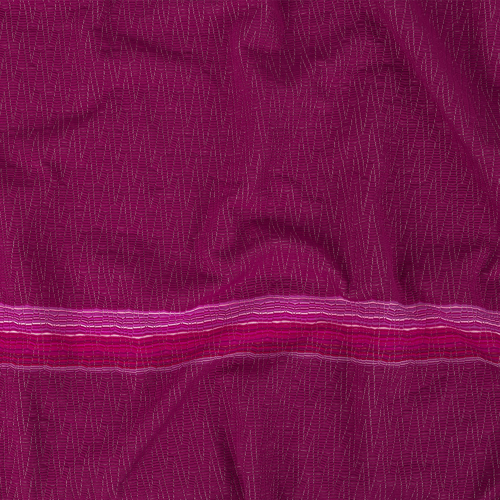 Pink and Purple Striped Zig-Zag Nylon Knit