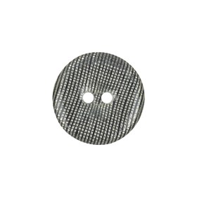 Silver Striated Rolled Rim 2-Hole Plastic Button – 32L/20mm Silver Striated Rolled Rim 2-Hole Plastic Button – 32L/20mm