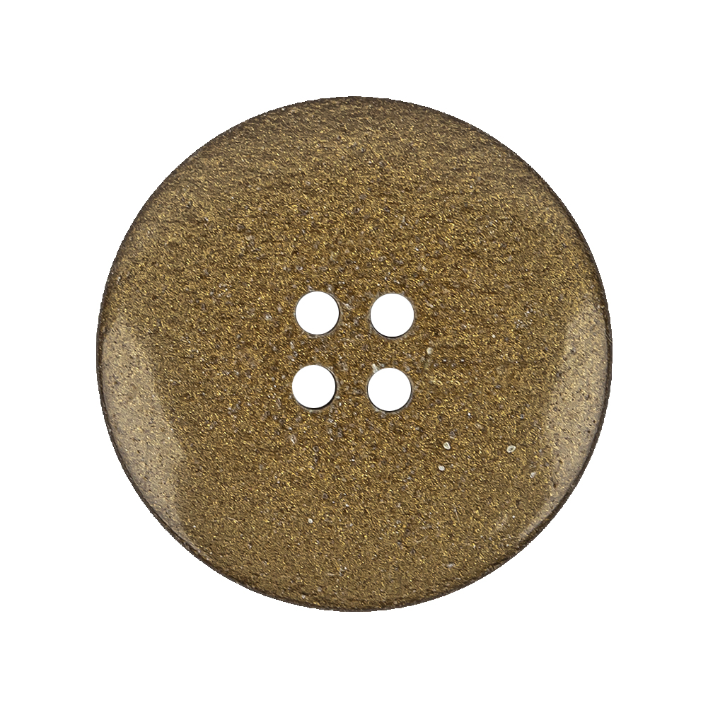 Gold Floral Iridescent Rolled Rim 4-Hole Nylon Button – 44L/28mm Gold Floral Iridescent Rolled Rim 4-Hole Nylon Button – 44L/28mm