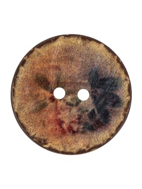 Tecnofantas Floral 2-Hole Coconut Button – 40L/25.5mm Tecnofantas Floral 2-Hole Coconut Button – 40L/25.5mm