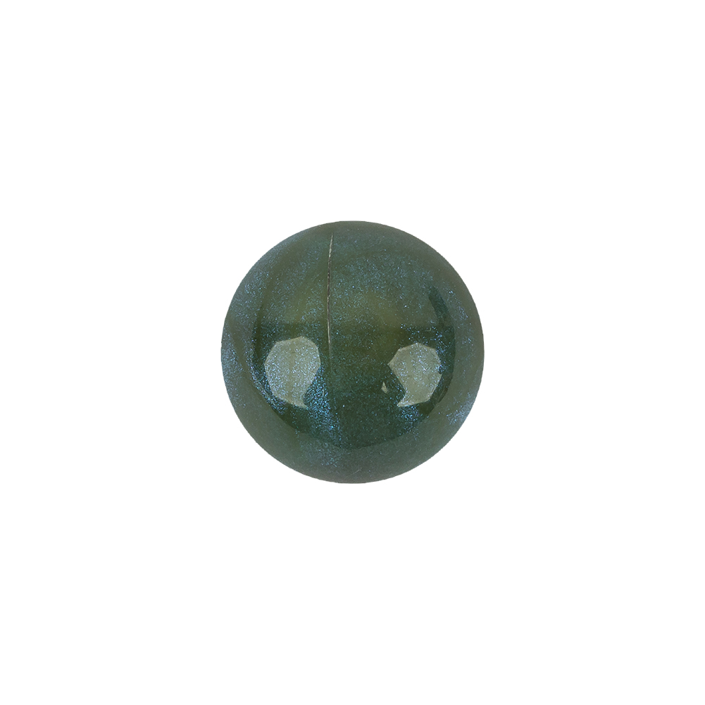 Rolling Waters and Olive Branch Iridescent Half Round Shank Back Button – 22L/14mm Rolling Waters and Olive Branch Iridescent Half Round Shank Back Button – 22L/14mm
