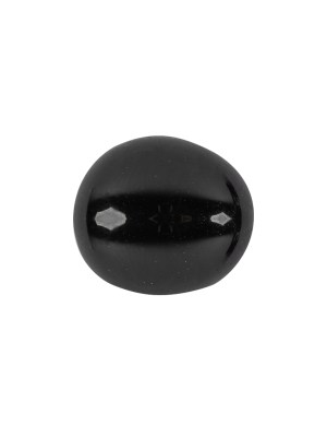 Darkest Pearl Blue Dome Shaped Oval Self Back Button – 28L/18mm Darkest Pearl Blue Dome Shaped Oval Self Back Button – 28L/18mm