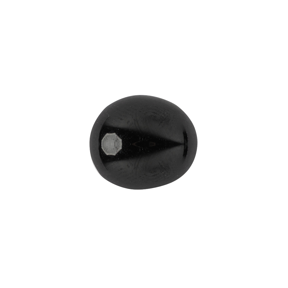 Darkest Pearl Blue Dome Shaped Oval Self Back Button – 24L/15mm Darkest Pearl Blue Dome Shaped Oval Self Back Button – 24L/15mm