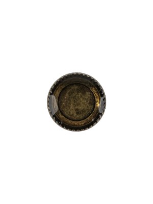 Amber and Bronze Iridescent Resin-Casted Blouse Button – 17L/10.5mm Amber and Bronze Iridescent Resin-Casted Blouse Button – 17L/10.5mm