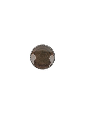 Amber and Bronze Iridescent Resin-Casted Blouse Button – 14L/9mm Amber and Bronze Iridescent Resin-Casted Blouse Button – 14L/9mm