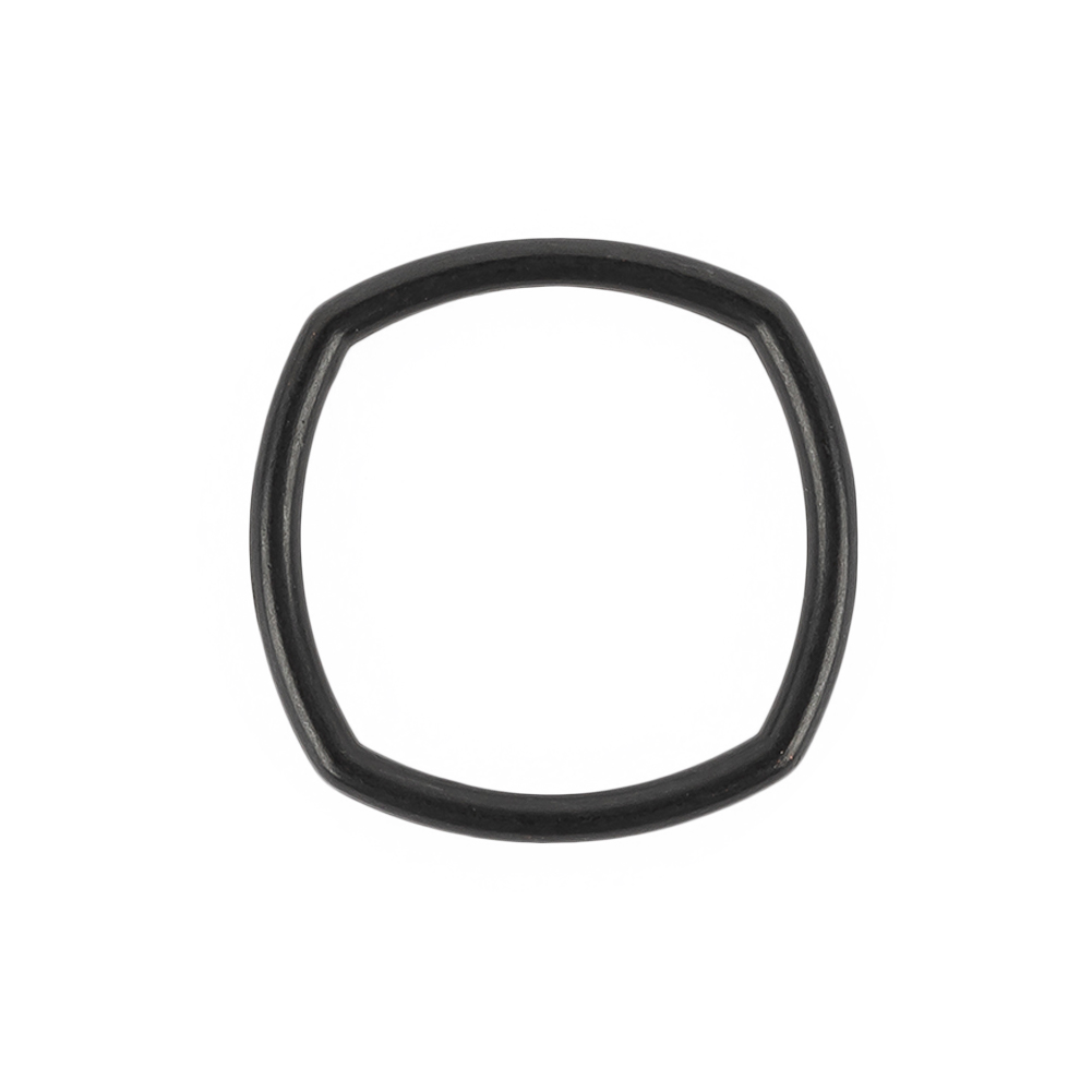 Carbon Rounded Square Metal Ring – 25mm Carbon Rounded Square Metal Ring – 25mm