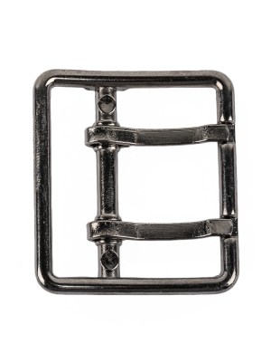 Gunmetal Double Tongue Metal Buckle – 36mm Gunmetal Double Tongue Metal Buckle – 36mm
