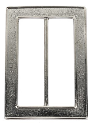 Nickel Hammered and Scored Textural Rectangular Slider – 65mm Nickel Hammered and Scored Textural Rectangular Slider – 65mm