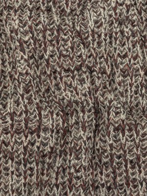 Oxblood Red, Charcoal, and White Alyssum Chunky Boucled Wool Knit Oxblood Red, Charcoal, and White Alyssum Chunky Boucled Wool Knit