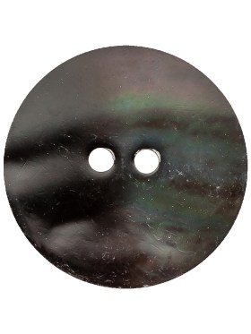 Oil Slick Iridescent 2-Hole Shell Button – 44L/28mm Oil Slick Iridescent 2-Hole Shell Button – 44L/28mm