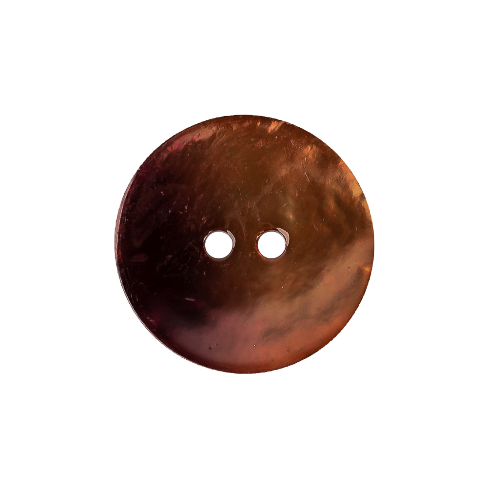 Wine Topaz Iridescent 2-Hole Shell Button – 36L/23mm Wine Topaz Iridescent 2-Hole Shell Button – 36L/23mm