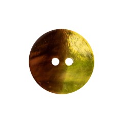 Bronze Gold Iridescent 2-Hole Shell Button – 36L/23mm Bronze Gold Iridescent 2-Hole Shell Button – 36L/23mm