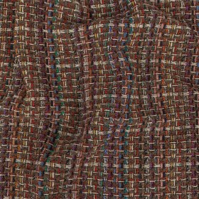 Italian Taupe, Olive and Multicolor Blended Wool Tweed Italian Taupe, Olive and Multicolor Blended Wool Tweed