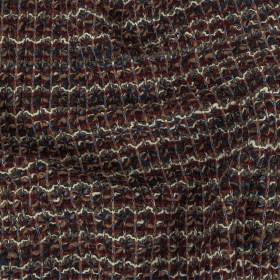 Burgundy, Gray Green and White Loopy Wool Sweater Knit Burgundy, Gray Green and White Loopy Wool Sweater Knit