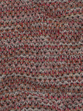 Pink, Peach and Gray Textured Stripes Sweater Knit Pink, Peach and Gray Textured Stripes Sweater Knit