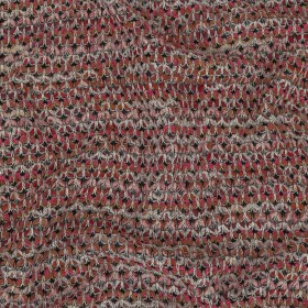 Pink, Peach and Gray Textured Stripes Sweater Knit Pink, Peach and Gray Textured Stripes Sweater Knit