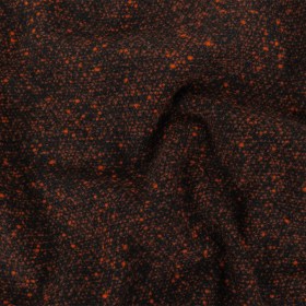 Black and Orange Speckled Brushed Woolen Woven Black and Orange Speckled Brushed Woolen Woven