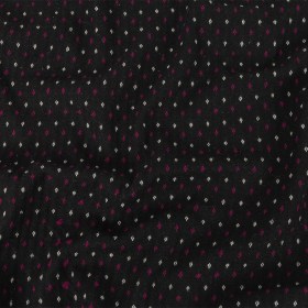 Black, White and Magents Diamonds Brushed Blended Cotton Jacquard Black, White and Magents Diamonds Brushed Blended Cotton Jacquard
