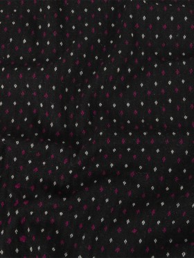 Black, White and Magents Diamonds Brushed Blended Cotton Jacquard Black, White and Magents Diamonds Brushed Blended Cotton Jacquard