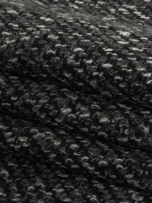 Black, Griffin and Lightest Sky Boucled Twill Black, Griffin and Lightest Sky Boucled Twill