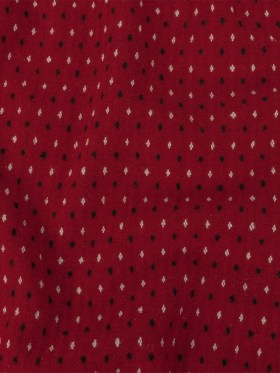 Tomato Puree, Vanilla Ice and Black Diamonds Brushed Blended Cotton Jacquard Tomato Puree, Vanilla Ice and Black Diamonds Brushed Blended Cotton Jacquard