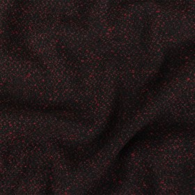 Black and Dark Pink Speckled Tactile Woolen Woven Black and Dark Pink Speckled Tactile Woolen Woven