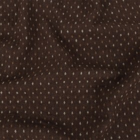 Brown, Otter and Sugar Swizzle Diamonds Brushed Blended Cotton Jacquard Brown, Otter and Sugar Swizzle Diamonds Brushed Blended Cotton Jacquard