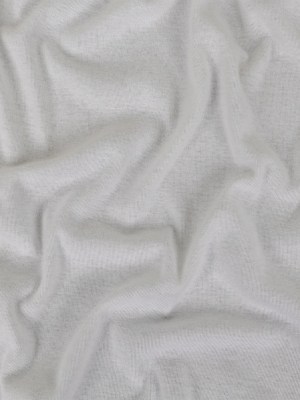 Lucent White Ultra-Soft Rayon and Cotton 1×1 Rib Knit Lucent White Ultra-Soft Rayon and Cotton 1×1 Rib Knit