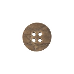 Italian Matte Khaki Abstract Molded 4-Hole Faux Leather Button – 24L/15mm Italian Matte Khaki Abstract Molded 4-Hole Faux Leather Button – 24L/15mm