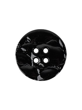 Italian Glossy Deep Roast Abstract Molded 4-Hole Faux Leather Button – 32L/20mm Italian Glossy Deep Roast Abstract Molded 4-Hole Faux Leather Button – 32L/20mm