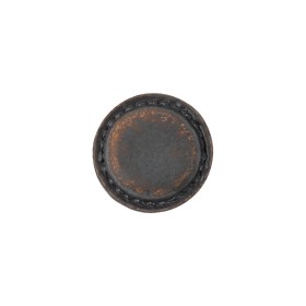 Italian Acorn and Dark Gull Gray Weathered Faux Leather Shank Back Button – 24L/15mm Italian Acorn and Dark Gull Gray Weathered Faux Leather Shank Back Button – 24L/15mm