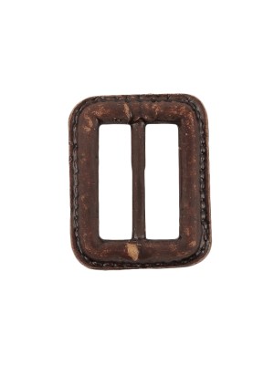 Italian Saddle Faux Leather Slider – 1.5″ L x 1.125″ W Italian Saddle Faux Leather Slider – 1.5″ L x 1.125″ W