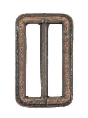 Italian Rugged Brown Faux Leather Slider – 2.5″ L x 1.5″ W Italian Rugged Brown Faux Leather Slider – 2.5″ L x 1.5″ W