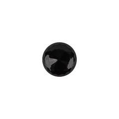Black Faceted Shank Back Glass Button – 17L/10.5mm Black Faceted Shank Back Glass Button – 17L/10.5mm