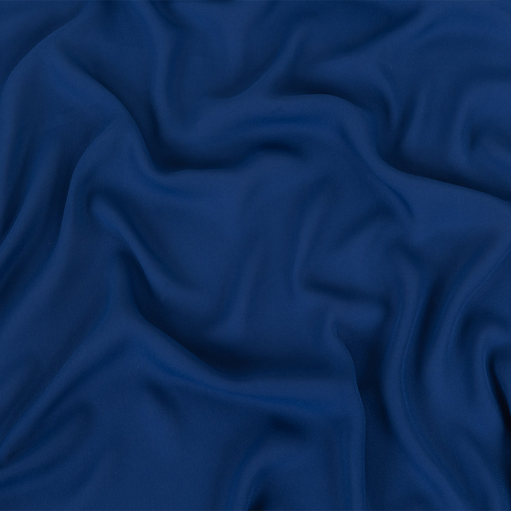Royal Blue Polyester Georgette Royal Blue Polyester Georgette