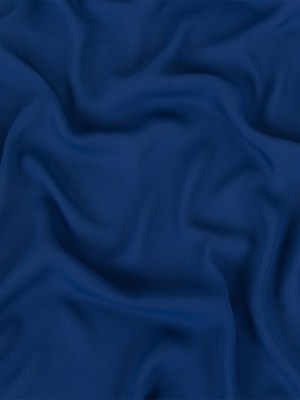 Royal Blue Polyester Georgette Royal Blue Polyester Georgette