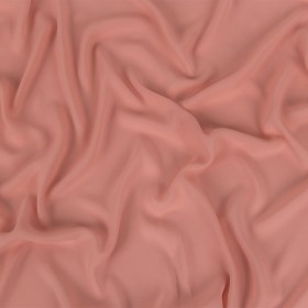 Coral Pink Polyester Georgette Coral Pink Polyester Georgette