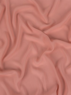 Coral Pink Polyester Georgette Coral Pink Polyester Georgette