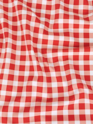 Compression Swimwear Tricot, UV Protective with Aloe Vera Microcapsules – Red and White Checkered – Caye Collection Compression Swimwear Tricot, UV Protective with Aloe Vera Microcapsules – Red and White Checkered – Caye Collection