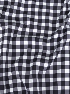 Compression Swimwear Tricot, UV Protective with Aloe Vera Microcapsules – Phantom and White Checkered – Caye Collection Compression Swimwear Tricot, UV Protective with Aloe Vera Microcapsules – Phantom and White Checkered – Caye Collection